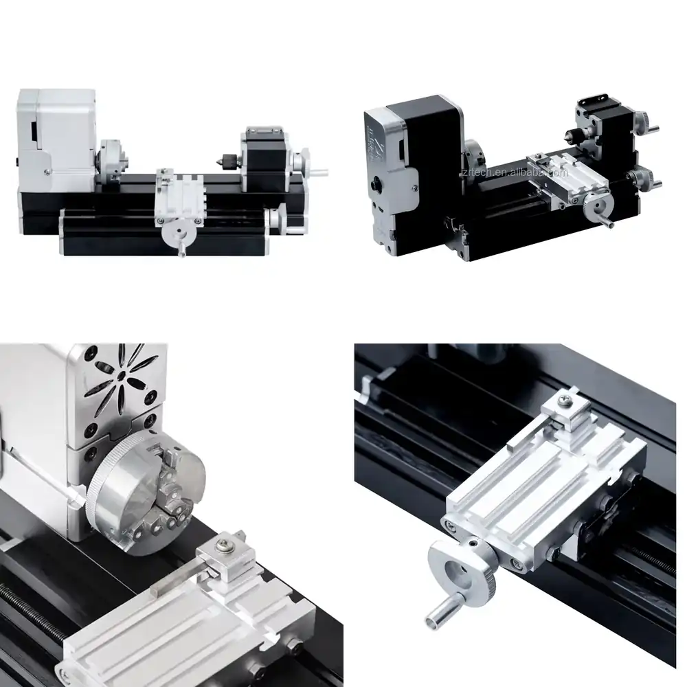 Woodworking Lathe - 工場直販 ZRCC01060 教育用機器 金属製ミニ旋盤 DIY工具 木工クラフト