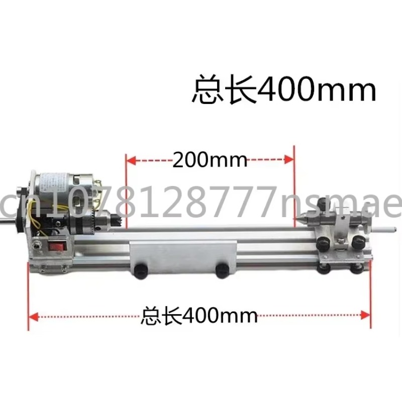 Woodworking Lathe - 旋盤研磨機ミニ金属木工旋盤無段階速度調整高精度ミニ旋盤ビーズマシン 220V 80 ワット