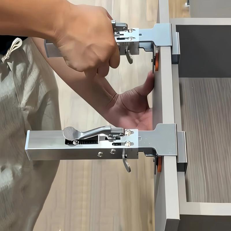 Woodworking Vise - 高速プレス引き出しクランプ、パネル調整可能な伸縮式木工特殊設置パネル補助固定クランプホルダー