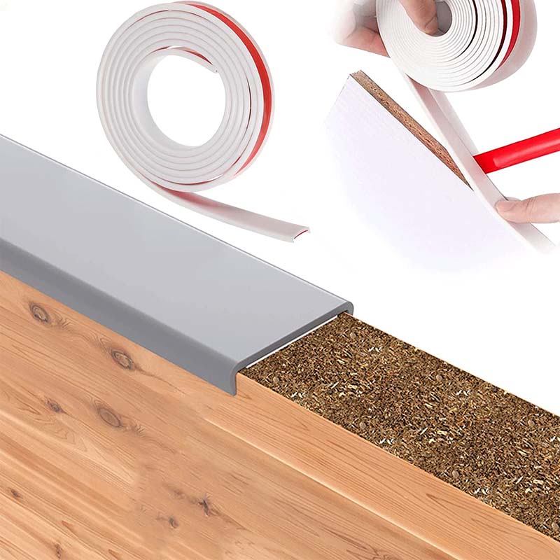 Xfasten Woodworking Tape - U形状エッジバンディング自己粘着エッジング家具ソフトtpe edgebandテープ15ミリメートル木板椅子テーブルプロテクターカバー装飾