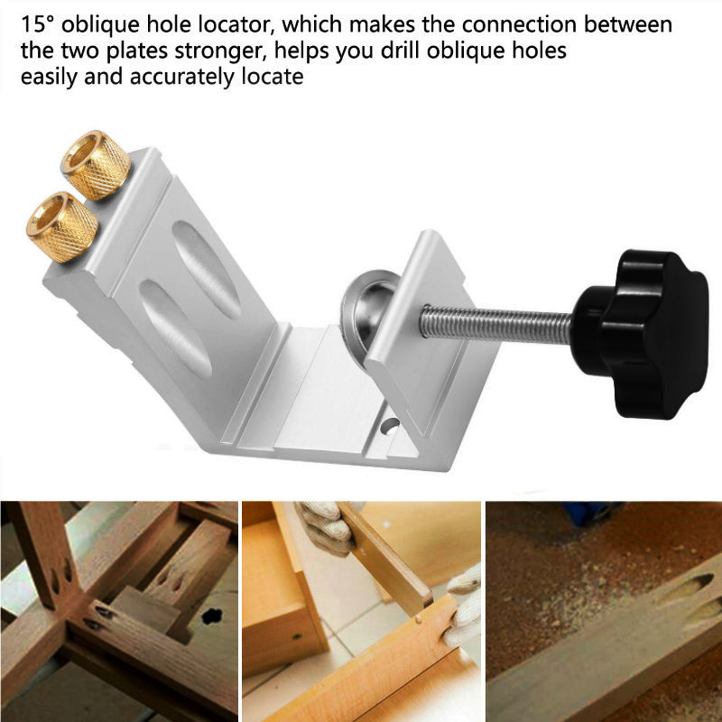 47個入り 斜め穴ロケーター 木工ポジショナー ドリルビット - Woodworking Hacks のレビューと価格