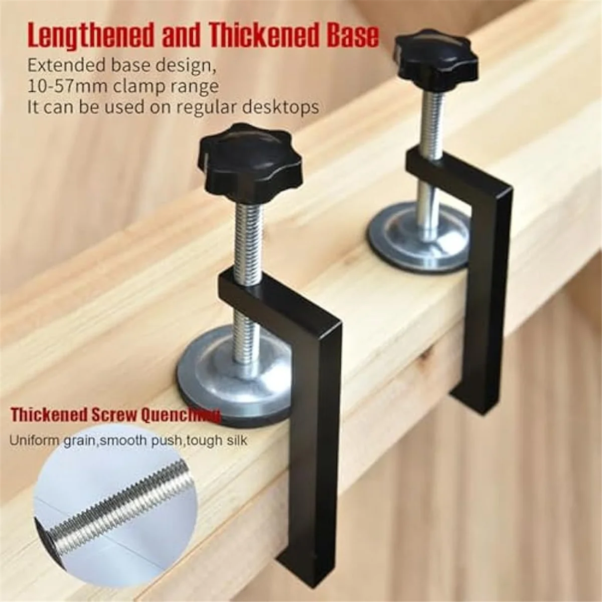 A06K 4pc G クランプ木工用、C クランプ木材プラス - Woodworking Hand Tools のレビューと価格