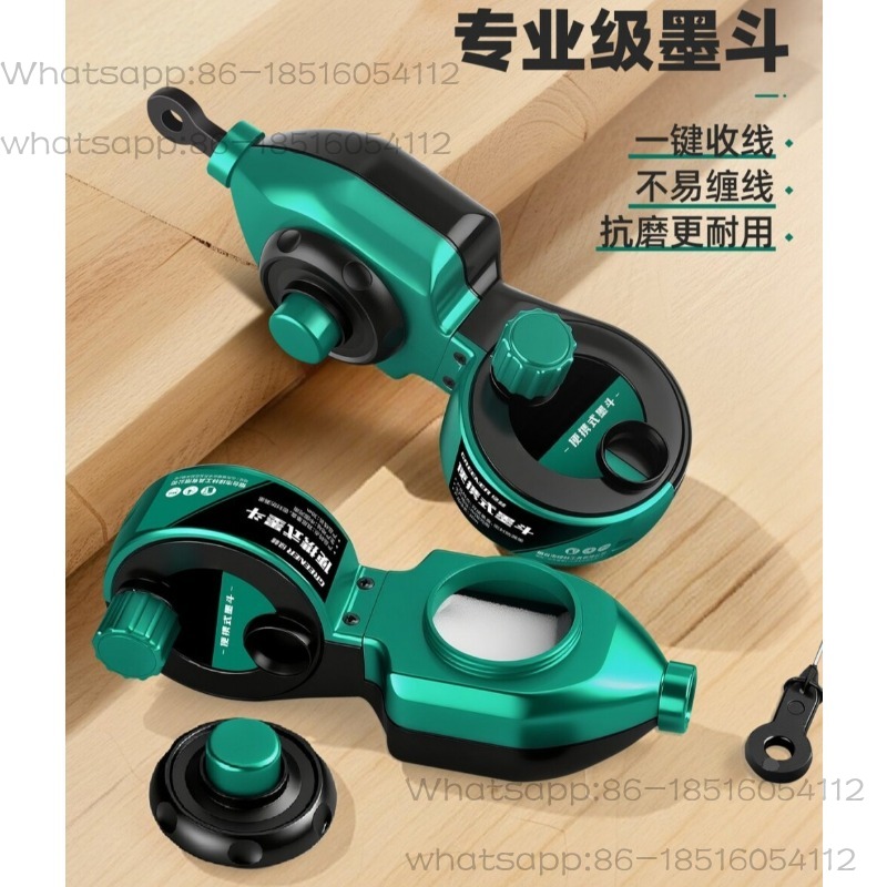 インクバケツ工事現場での木工用一人用弾性ラインマーキング装置 - Woodworking Online のレビューと価格