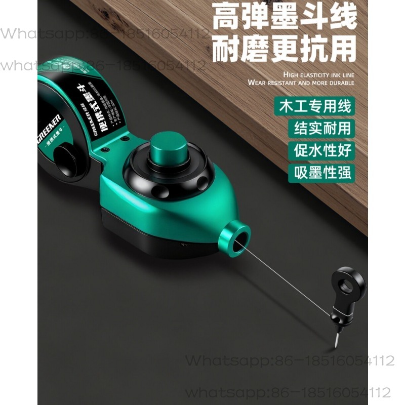 インクバケツ工事現場での木工用一人用弾性ラインマーキング装置 - Woodworking Online のレビューと価格