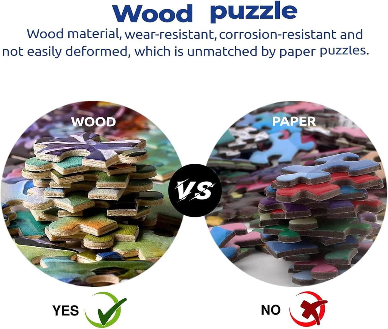 Stickey 500/300/120 ピース ジグソーパズ - Woodworking Game のレビューと価格