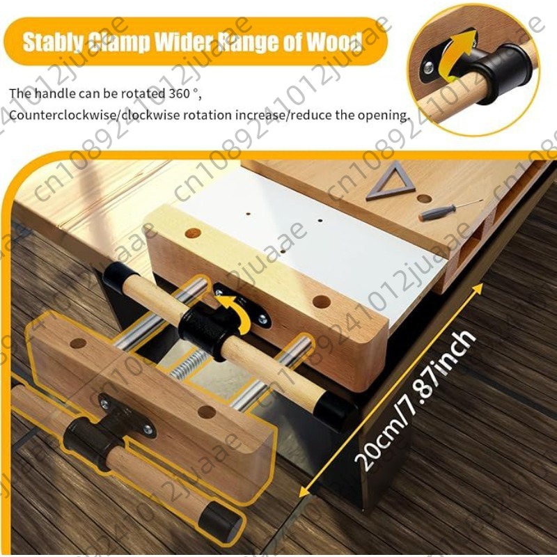 硬材ベンチデスクトップ木工バイス、クランプとG型治具付き木工 - Woodworking Vise のレビューと価格