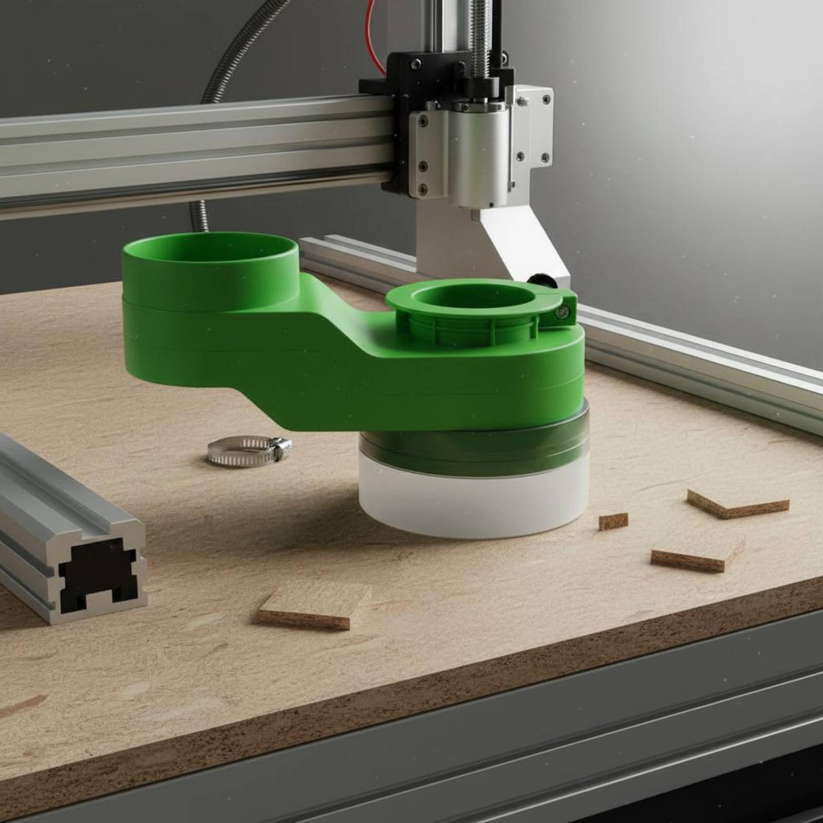 スピンドルダストカバー クリーンカット彫刻機用吸引カバー 工 - Woodworking Industries のレビューと価格