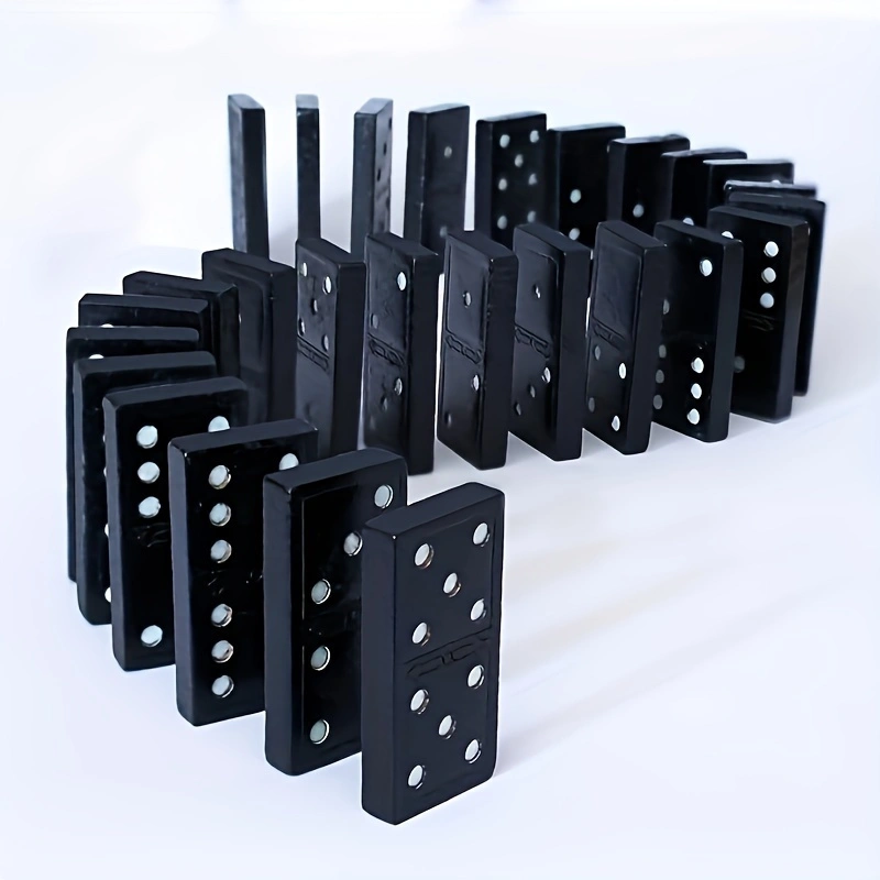 28 ピース/箱ミニ木製ドミノセット、ミニチュアクラシックボ - Woodworking Domino のレビューと価格