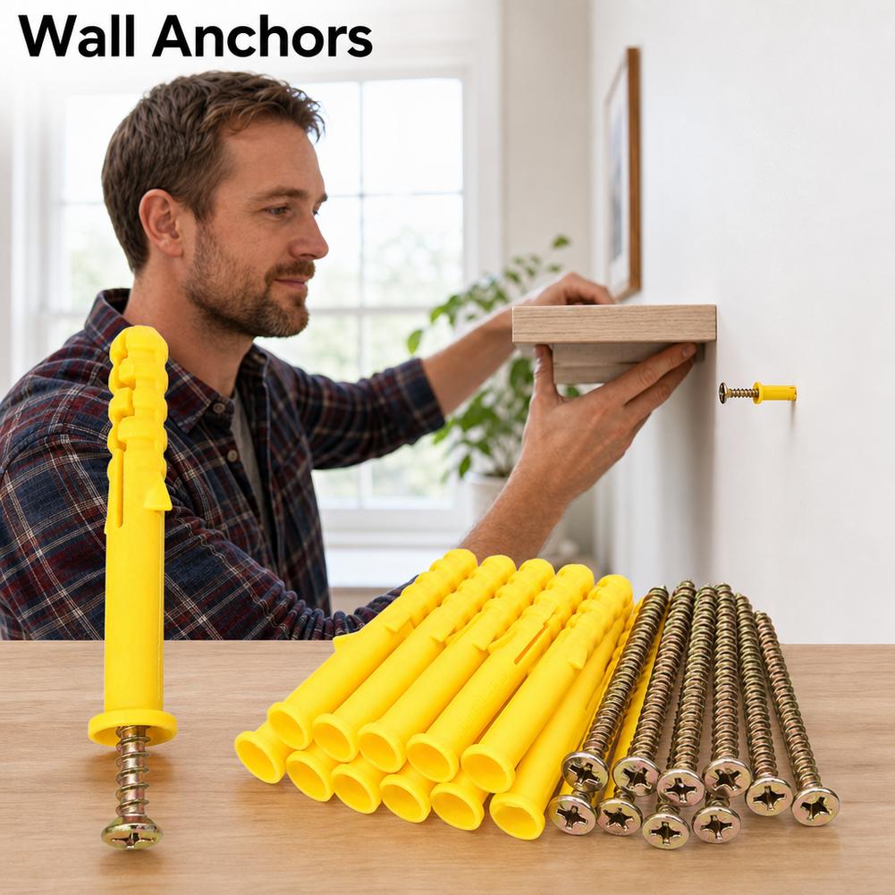 M6 M8 ドライウォール壁用アンカーとネジキット、高耐久プ - Woodworking Youtube Projects のレビューと価格