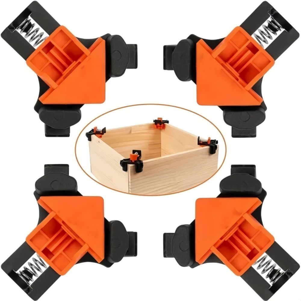 4個 90 °   直角クランプ固定クリップ額縁コーナークラ - Woodworking Hand Tools のレビューと価格
