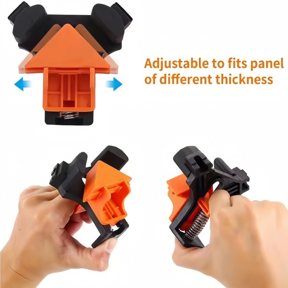 4個 90 °   直角クランプ固定クリップ額縁コーナークラ - Woodworking Hand Tools のレビューと価格