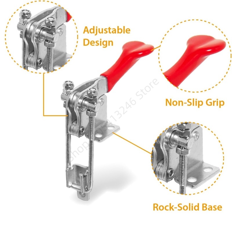 1 個のクイックリリースクランプ 90 °   鉄製亜鉛メッ - Woodworking Vise のレビューと価格