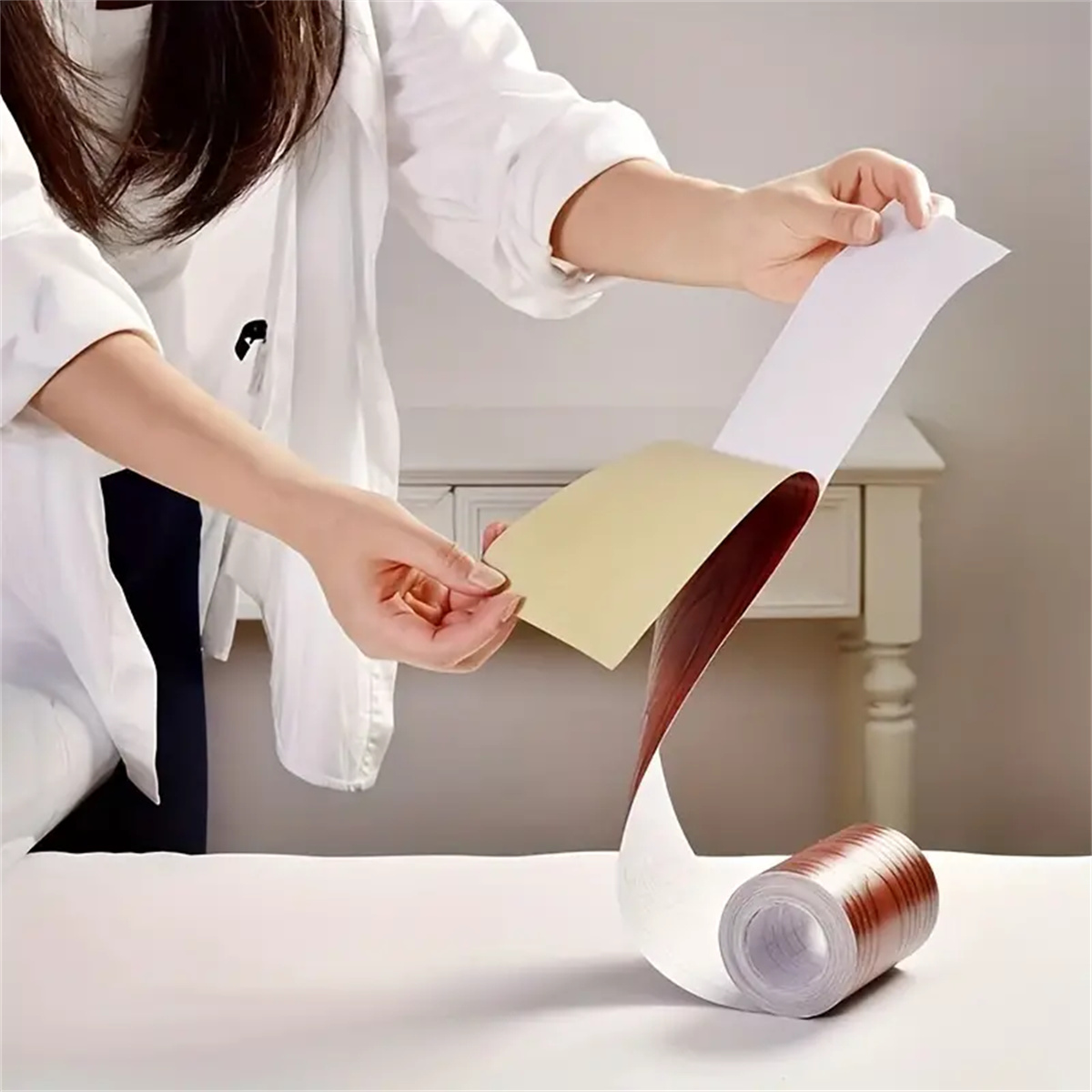 1 ロール 8 センチメートル x 5 メートル自己粘着テー - Xfasten Woodworking Tape のレビューと価格