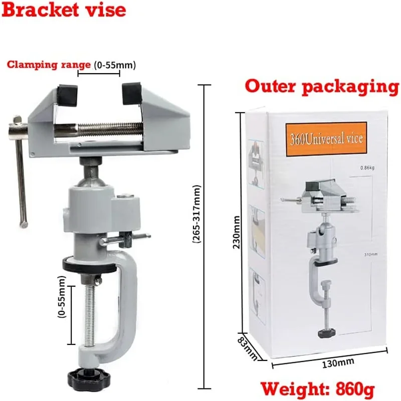 ユニバーサル木工穴あけ用 M テーブルドライバー 360 付 - Woodworking Vise のレビューと価格