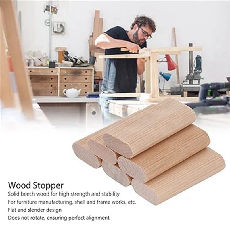 完璧なモダンな 300 個の 8mm ドミノ木製ダボコネクタ - Woodworking Domino のレビューと価格