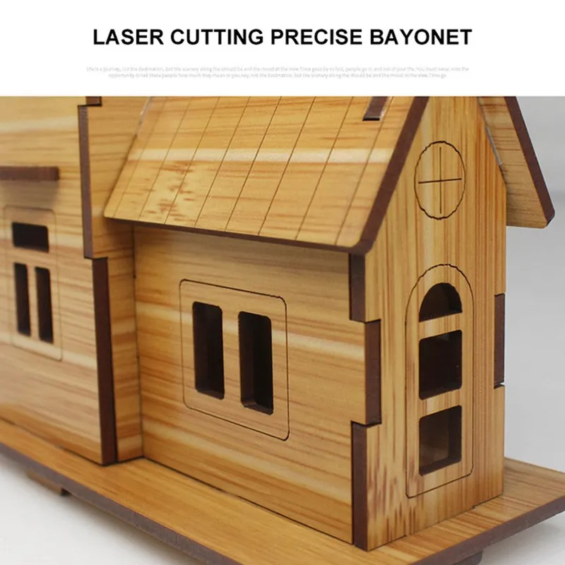 3D木製パズルモデルゲームコージーコテージDIY手作り機械式 - Woodworking Game のレビューと価格