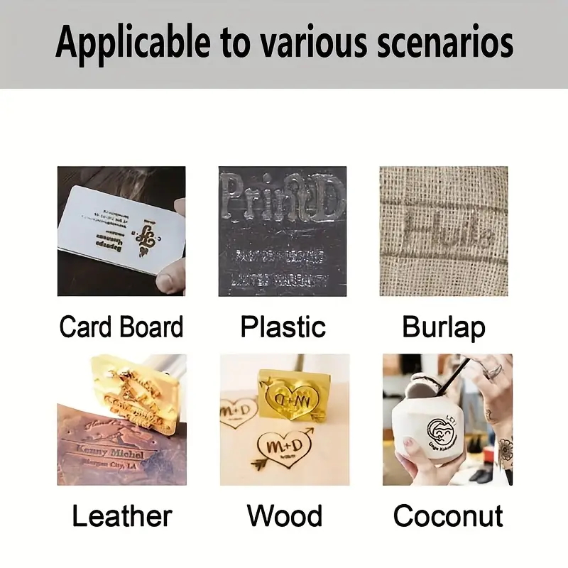 パーソナライズロゴブランド鉄印M8カスタムデザイン真鍮スタン - Woodworking Logo Design Free のレビューと価格