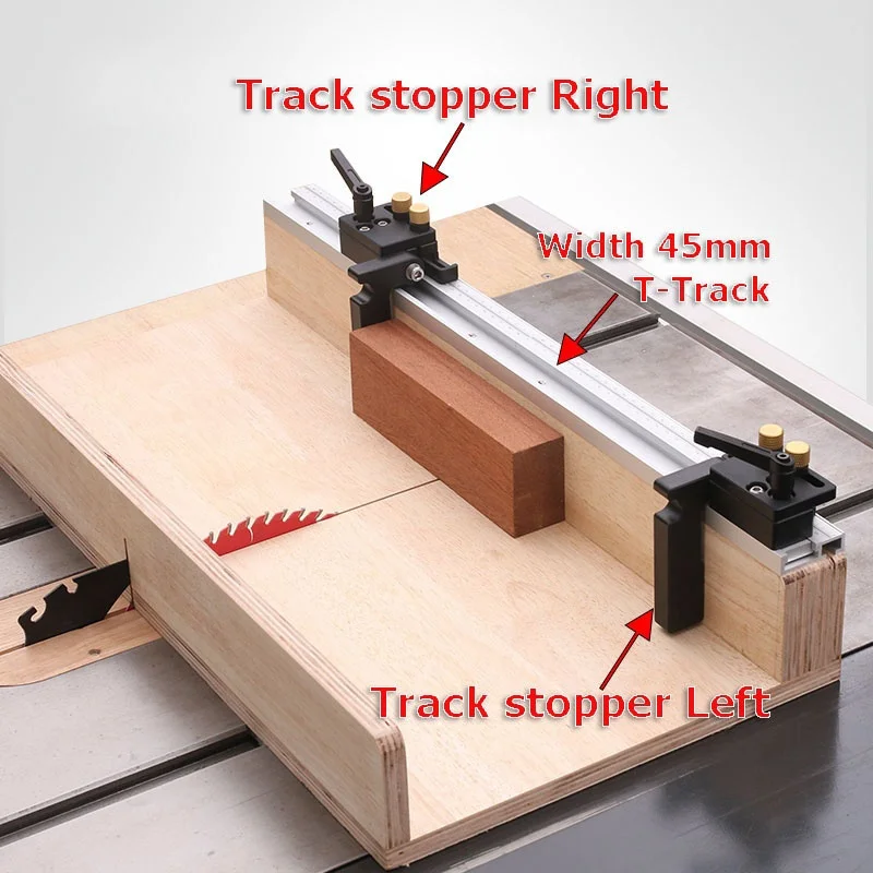 アルミ合金木工スライディング溝スロットマイタートラック T  - Woodworking Routers のレビューと価格