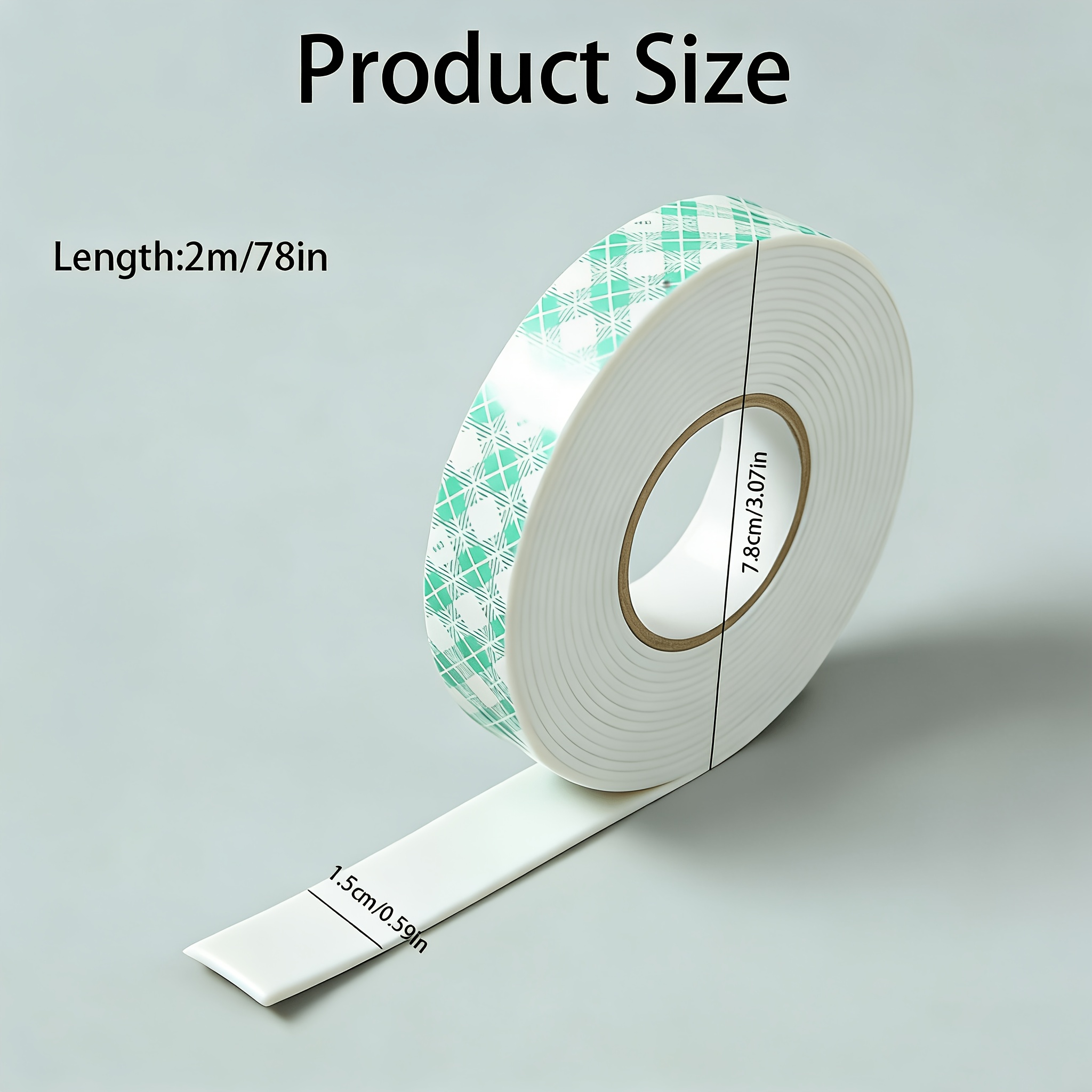 6 ロール高粘度両面テープ緑白グリッド高耐久粘着テープ屋内修 - Xfasten Woodworking Double Sided Tape のレビューと価格