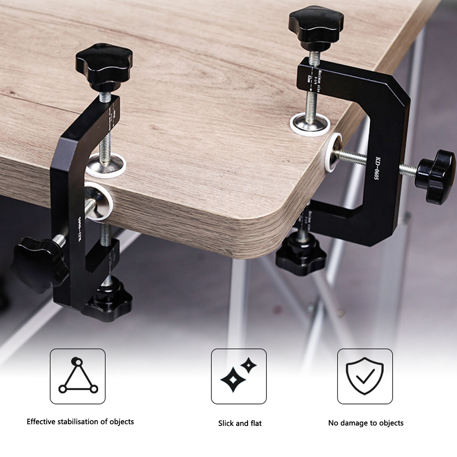 3ウェイGクランプ アルミ合金製 多機能Gクランプ バイス  - Woodworking Vise のレビューと価格
