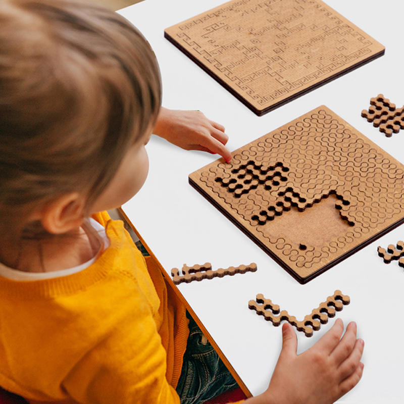 不可能な木製パズル 大人向け IQ パズル 不可能なジグソー - Woodworking Game のレビューと価格