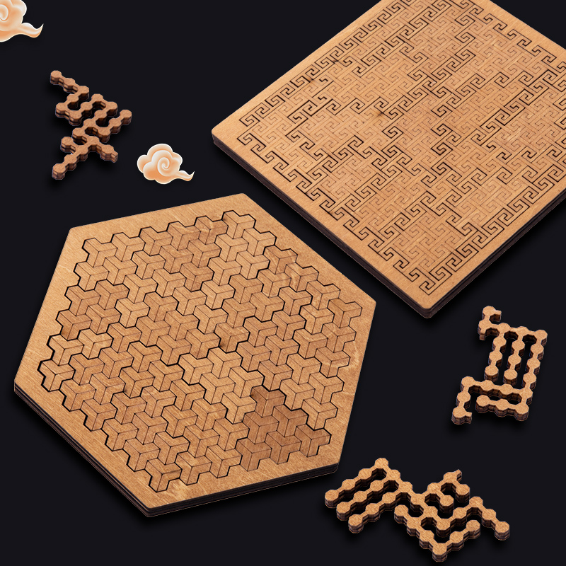 不可能な木製パズル 大人向け IQ パズル 不可能なジグソー - Woodworking Game のレビューと価格
