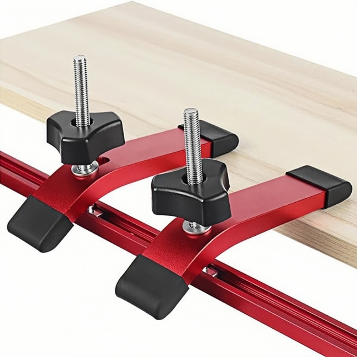 1/2 個の速効性ホールドダウンクランプアルミプレスプレート - Woodworking Vise のレビューと価格