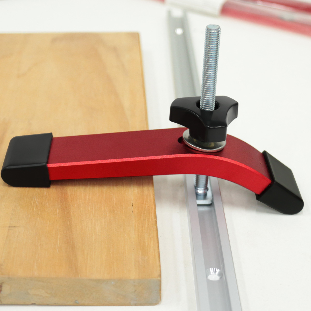 1/2 個の速効性ホールドダウンクランプアルミプレスプレート - Woodworking Vise のレビューと価格