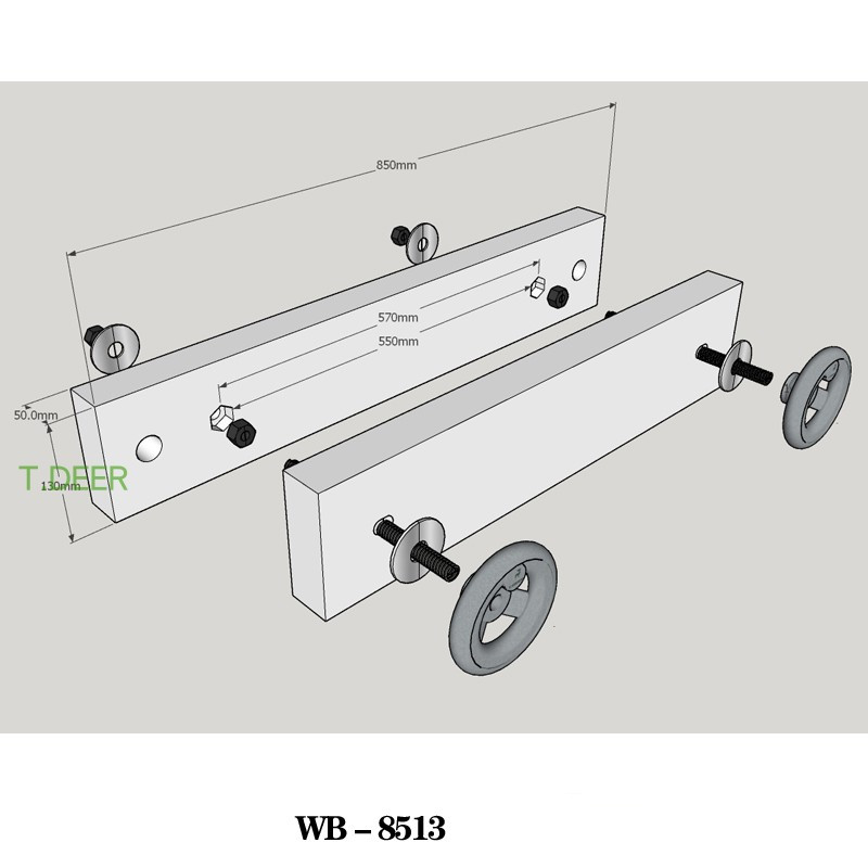 完全なmoxon vise、t.deer WB-8513 m - Woodworking Vise のレビューと価格