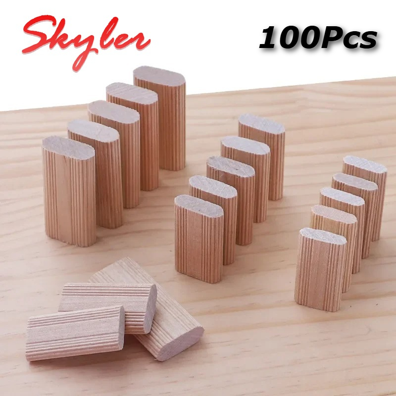 ドミノ100個入り/袋 無垢材DIYストライプテノンビスケッ - Woodworking Domino のレビューと価格