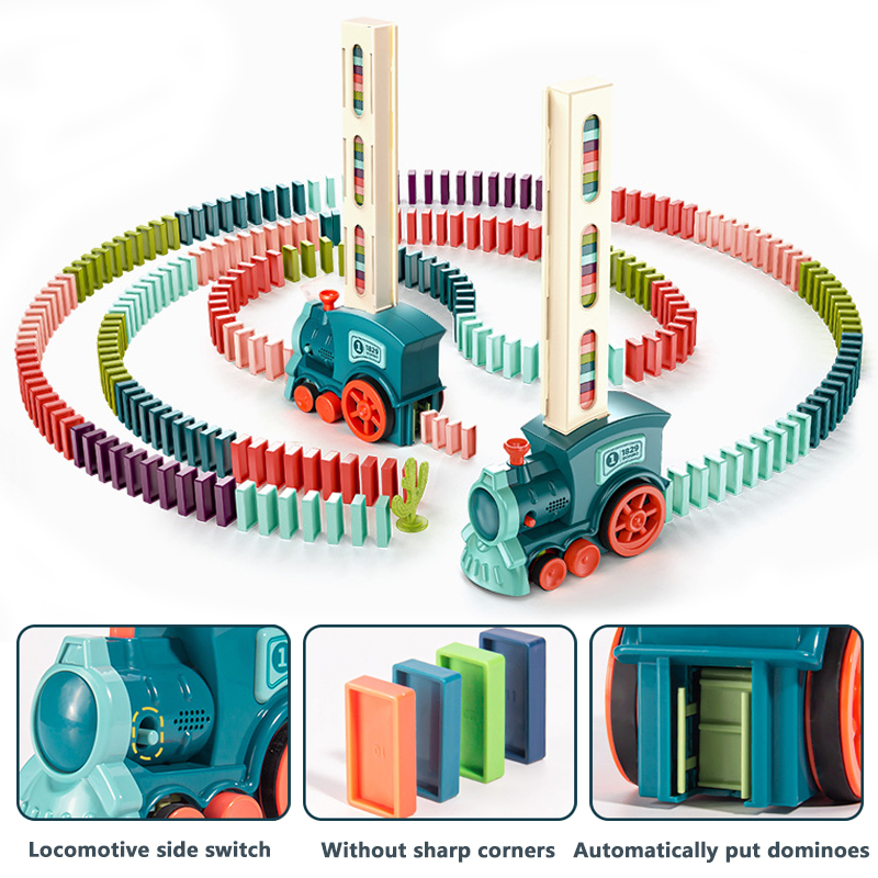 自動敷設ドミノ列車電気自動車ドミノクリップとドミノアクセサリ - Woodworking Domino のレビューと価格
