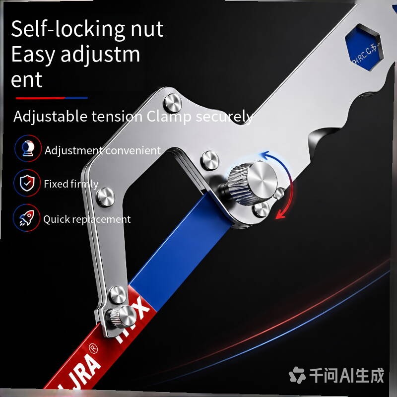 柔軟なヘビーデューティーミニハックソー アルミフレーム コン - Woodworking Hand Tools のレビューと価格