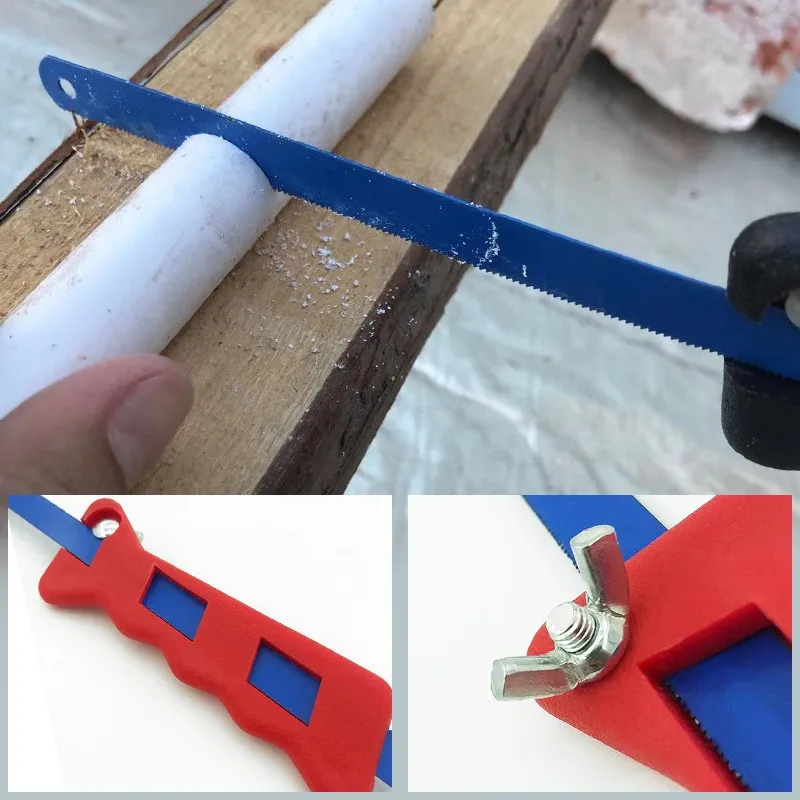 ミニポータブルハンドヘルドハックソーフレーム多機能金属切断ハ - Woodworking Hacks のレビューと価格