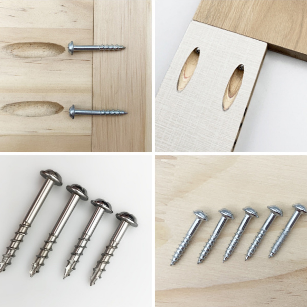 100個入り亜鉛メッキフィリップスポケットホールネジ、ST4 - Woodworking Hacks のレビューと価格