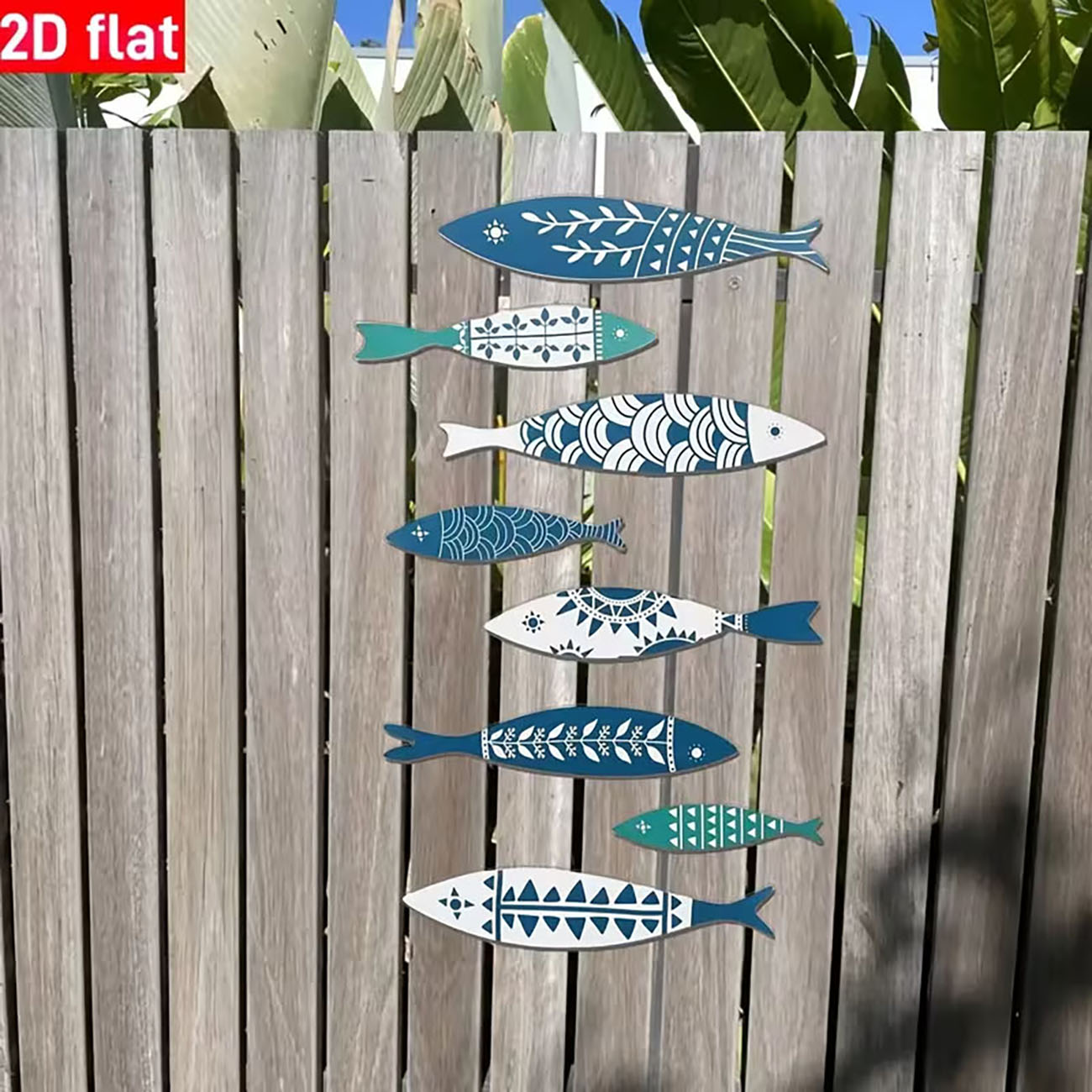 8個入り 2Dフラット海岸魚ウォールデコレーション、青と白の - Xfasten Woodworking Double Sided Tape のレビューと価格