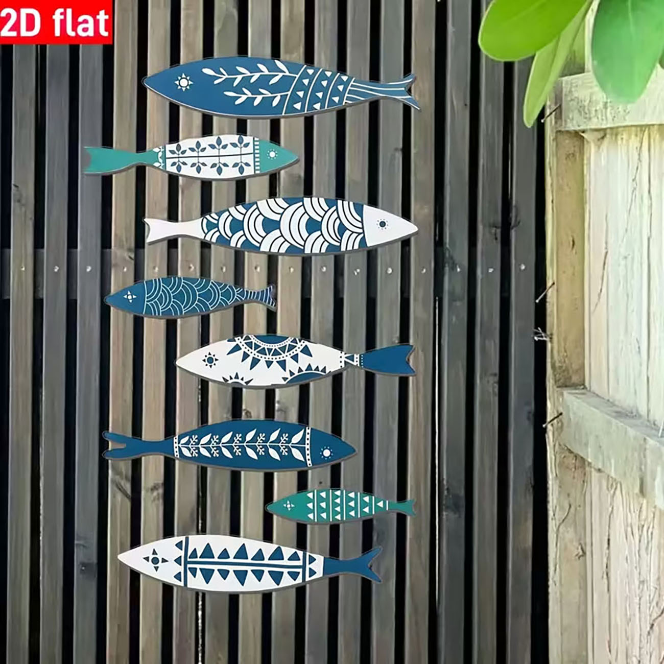 8個入り 2Dフラット海岸魚ウォールデコレーション、青と白の - Xfasten Woodworking Double Sided Tape のレビューと価格