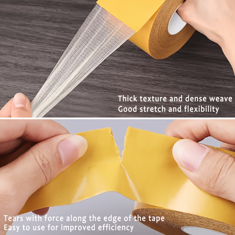 超薄型強力PE両面テープロール、超粘着性、壁、グラスファイバ - Xfasten Woodworking Double Sided Tape のレビューと価格