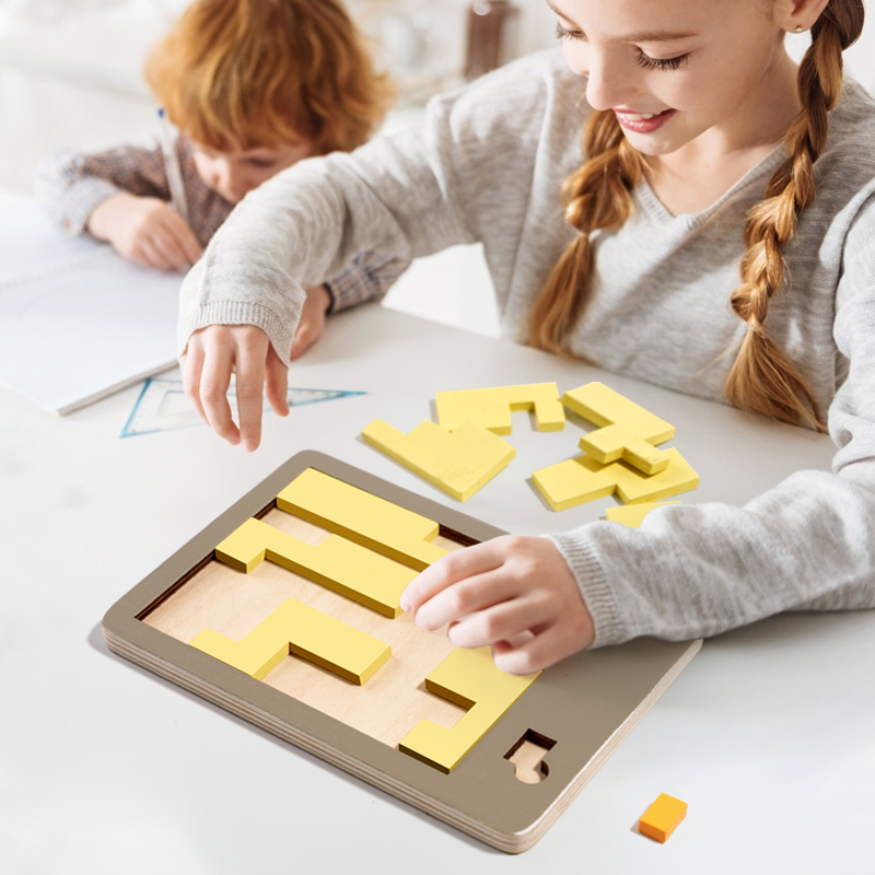 木製幾何学パズル チャレンジ不可能な脳燃焼減圧 IQ マイン - Woodworking Game のレビューと価格