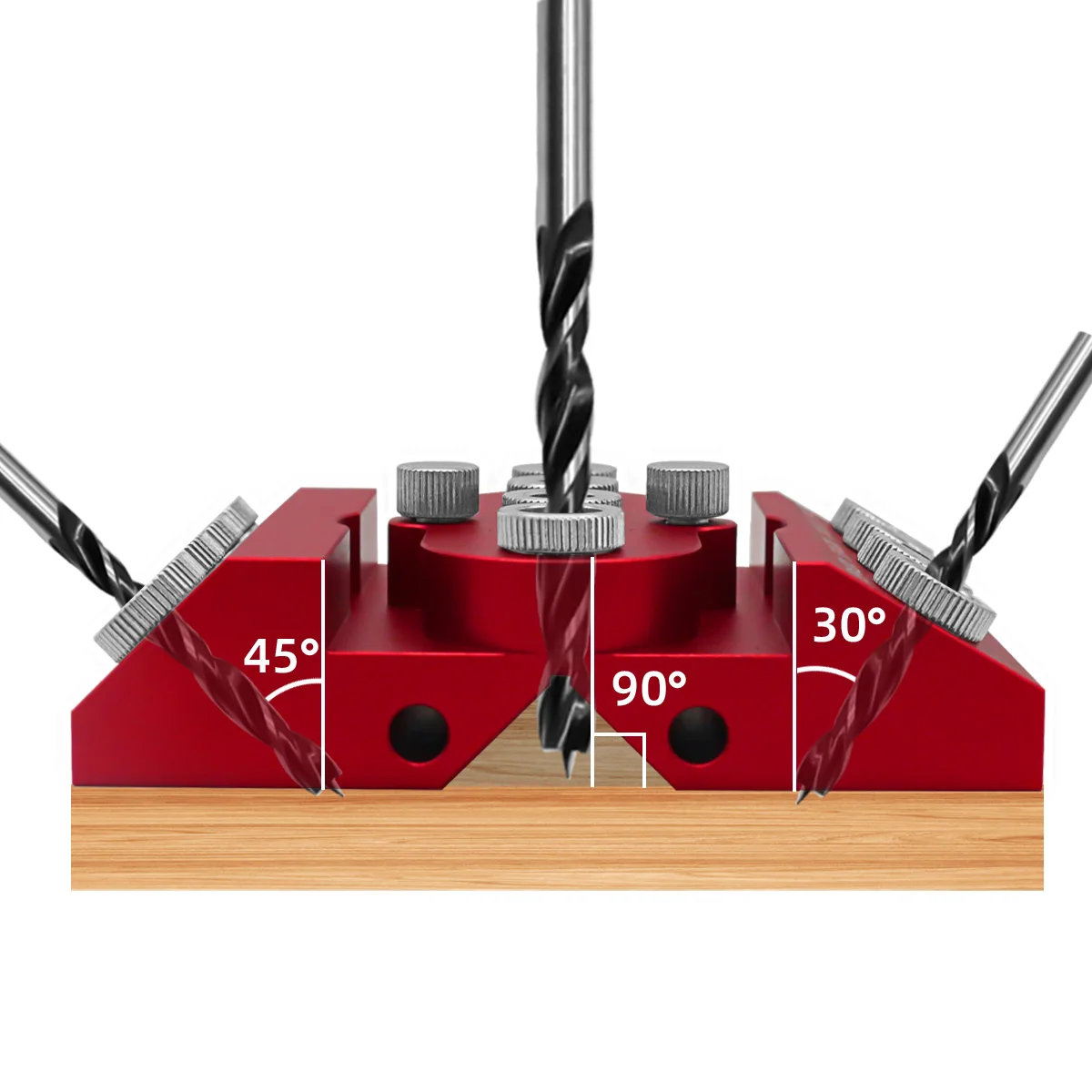 アングルドリル穴ガイドjig、階段手すり、ケーブル手すり、デ - Woodworking Hacks のレビューと価格