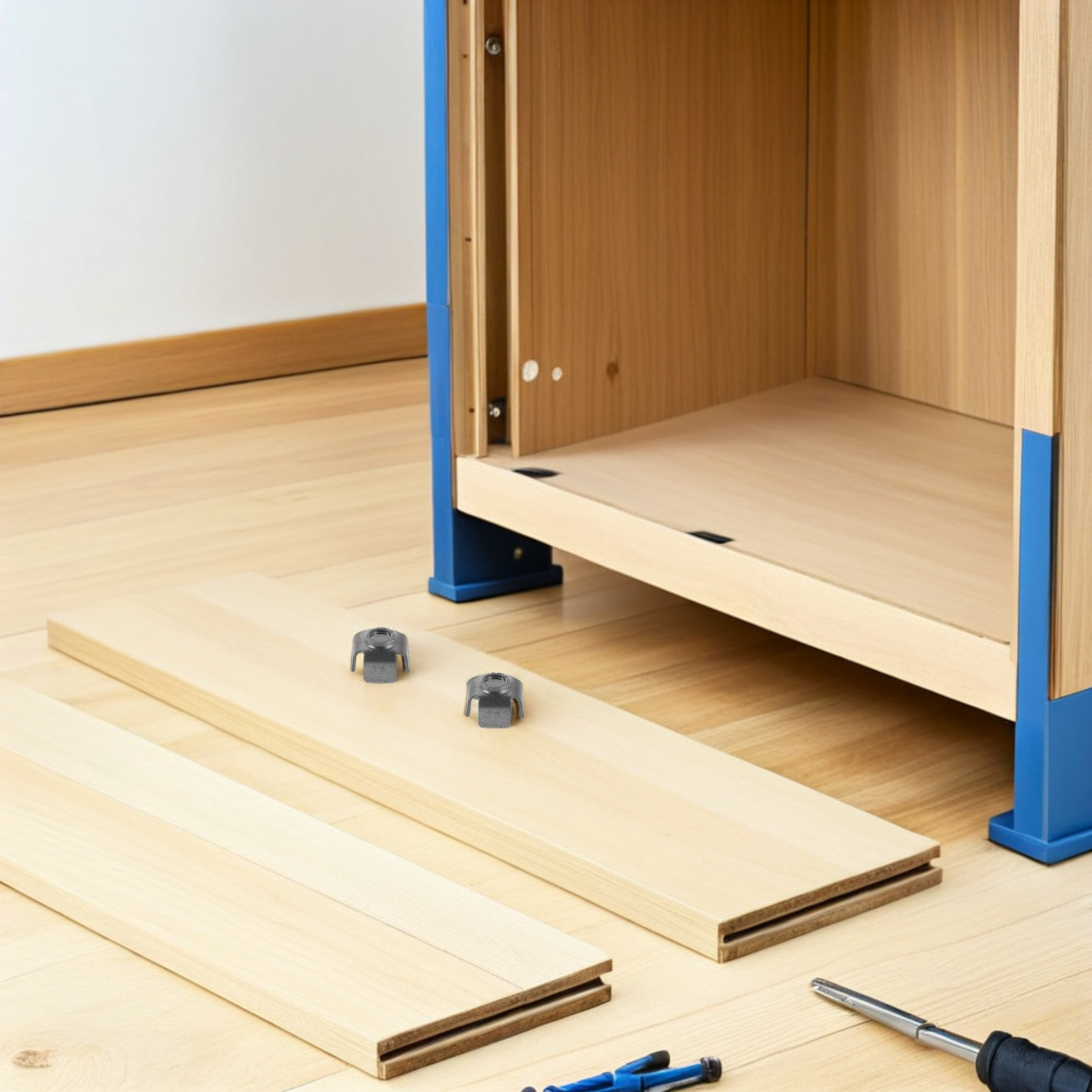200 個 M6 角管ねじ込みインサートナット鉄溶接パイプイ - Woodworking Youtube Free のレビューと価格