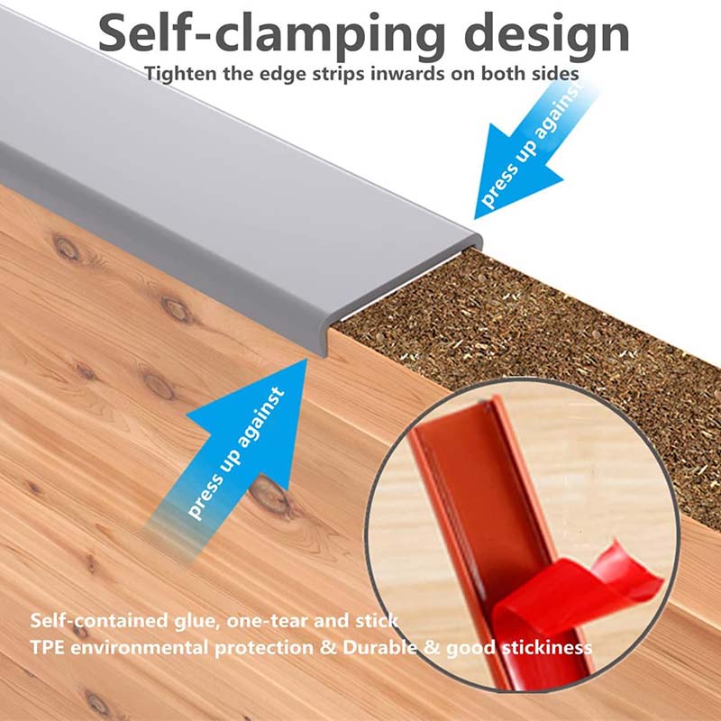 U形状エッジバンディング自己粘着エッジング家具ソフトtpe  - Xfasten Woodworking Tape のレビューと価格