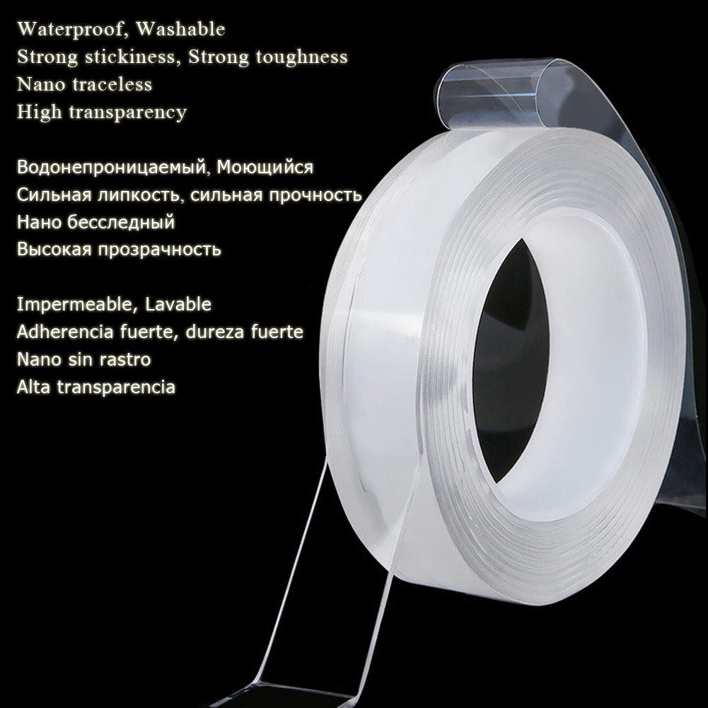 ナノテープ防水ウォールステッカー跡が残らない取り外し可能なキ - Xfasten Woodworking Double Sided Tape のレビューと価格