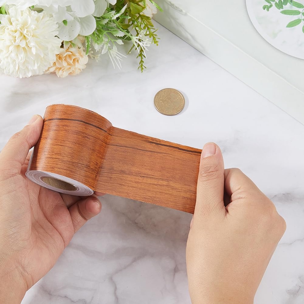 防水木目調自己粘着テープ 5/10/15/20/30 センチ - Xfasten Woodworking Tape のレビューと価格